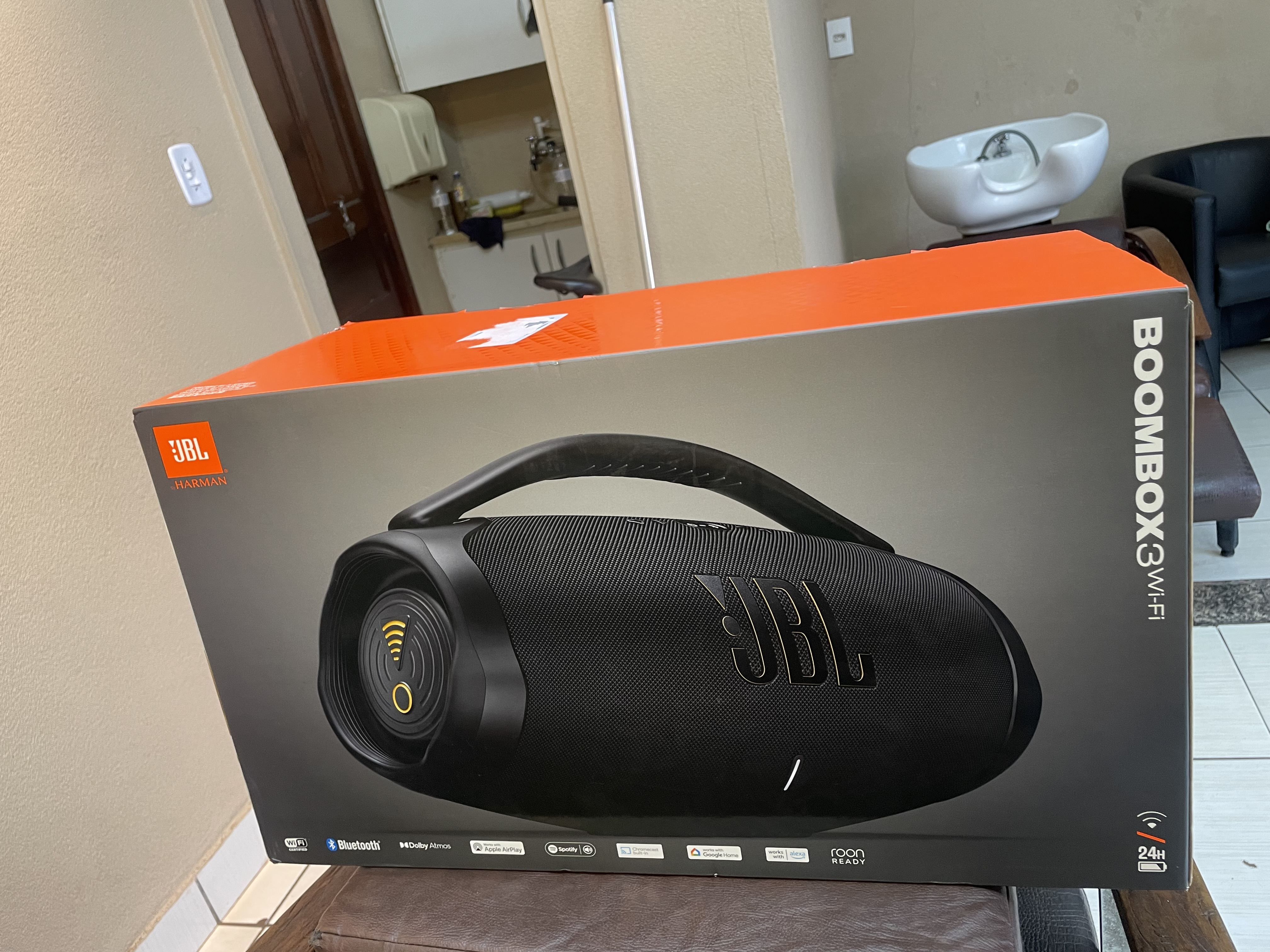 ### 🎟️ **RIFA JBL BOOMBOX 3 Wi-Fi ou R$2,500 na conta 💵 + 10 COTAS PREMIADAS DE R\$100!** 🎟️